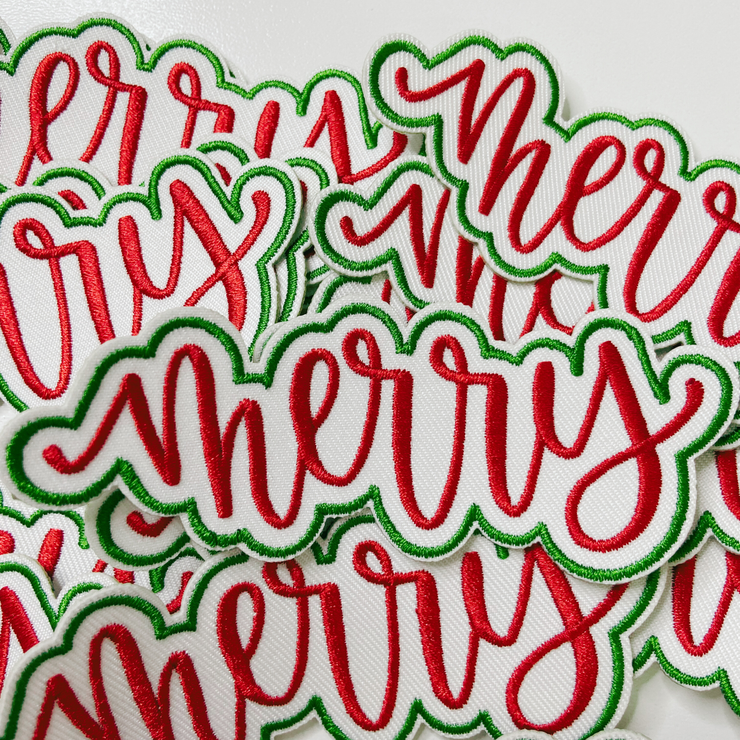 Merry Patch, Red & Green- 4"