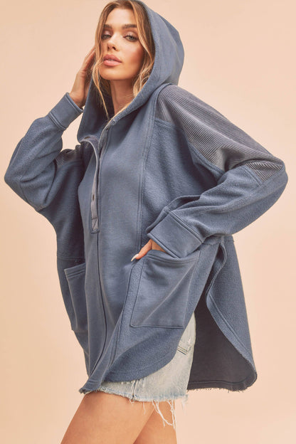 Hooded Pullover, Oat
