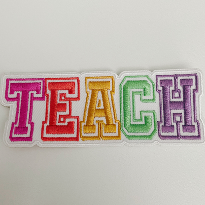 TEACH Multi Color Patch- 4"
