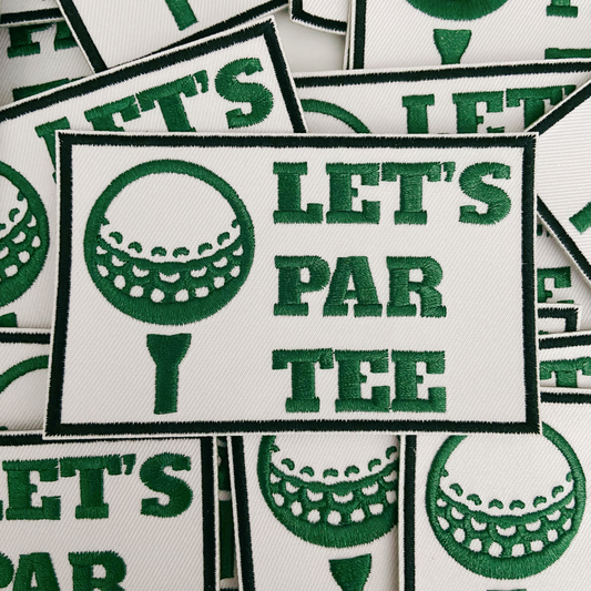 LET'S PAR TEE (Golf) Patch- 4"