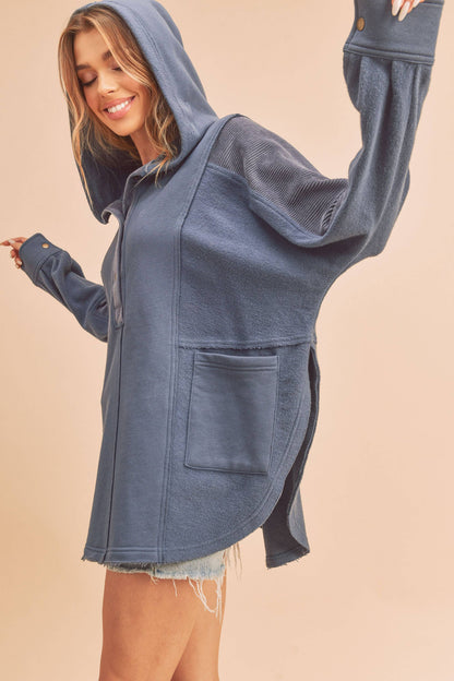 Hooded Pullover, Oat
