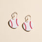 Mini Baseball Earrings
